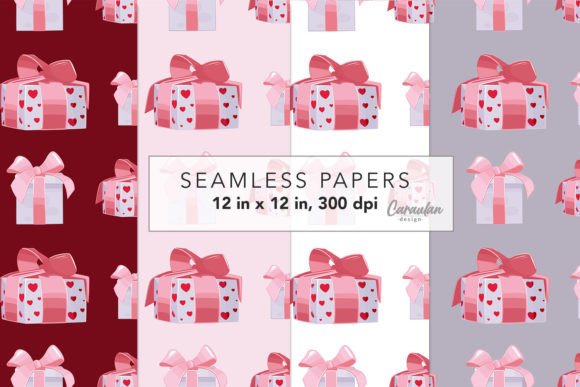 Download Love Digital Paper Valentine's Day Set - Digital Collection