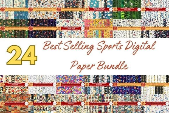 Download Amazing Sports Digital Paper Mega Bundle - Premium Resources