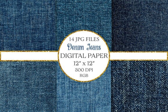 Download Denim Jeans Fabric Texture Digital Paper - Digital Collection