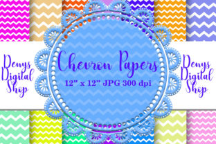 Download Chevron Digital Paper Zigzag Digital - Digital Collection
