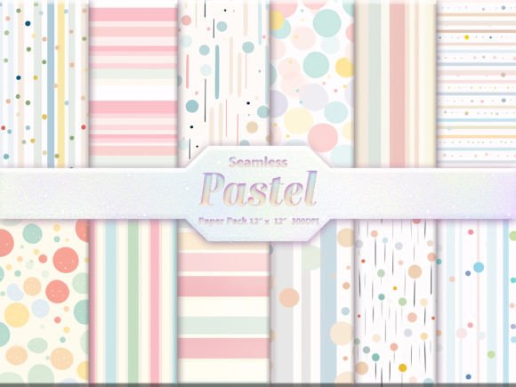 Download Pastel Digital Paper Pack - Digital Collection