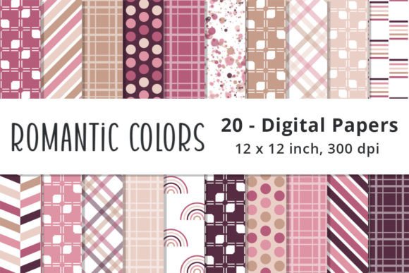 Download Beige and Pink Digital Paper - Digital Collection