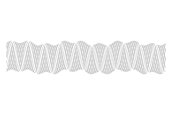 Download Wavy Lines Pattern in Guilloche Style. W - Wavy lines Collection