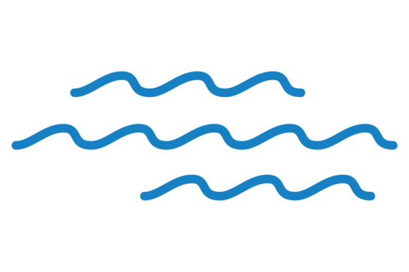 Download Squiggle Wavy Lines. Blue Simple Wiggly - Wavy lines Collection