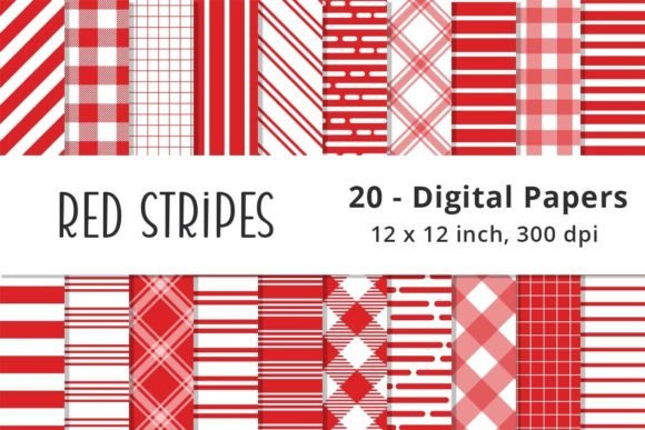 Download Red Stripes Background Digital Papers - Digital Collection