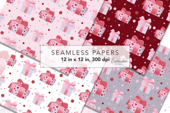 Download Valentine Digital Paper Pack - Digital Collection