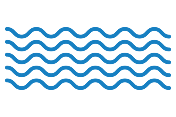 Download Wavy Lines. Blue Smooth Curvy Parallel O - Wavy lines Collection
